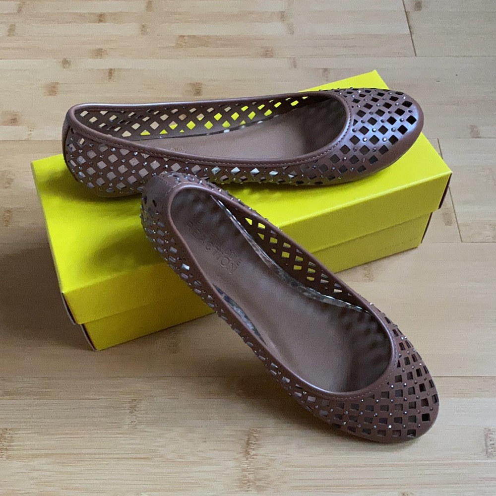 Kenneth Cole Studded Flats